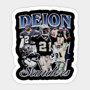 Deion Sanders Dallas Vintage Bootleg Sticker